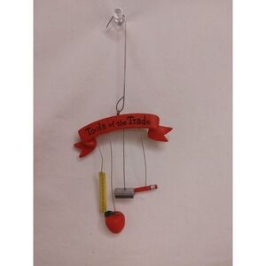 Teacher Ornament,Ruler,Apple, Pencil Ornament, Teacher Christmas‎ Teacher Gift